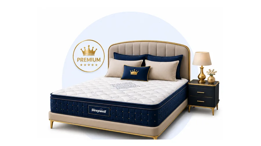 Premium comfort mattress infographic