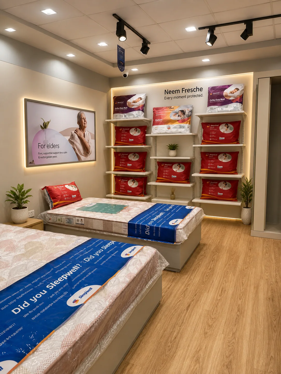 Cloud9 Mattress showroom interior