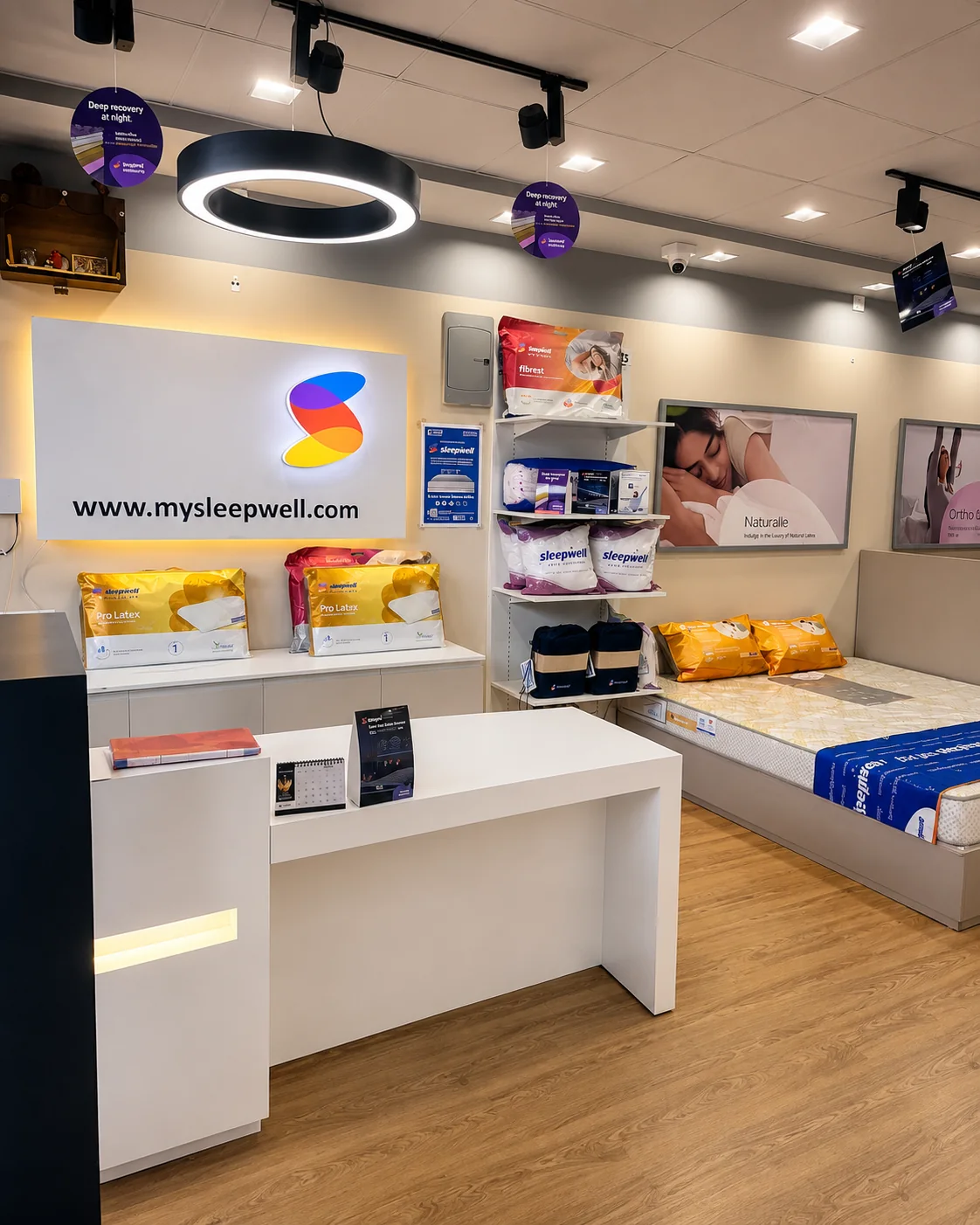 Cloud9 Mattress Sleepwell showroom Jaipur